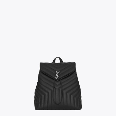 Saint Laurent Medium Loulou Backpack In Black 45336028KF