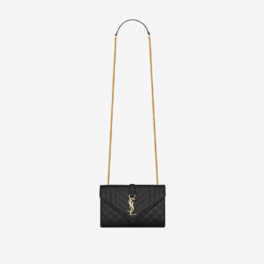 YSL Envelope Small Bag In Embossed Leather 526286 BOW91 1000