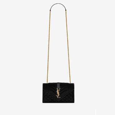 YSL Envelope Small Bag In Mix Matelasse Velvet 526286 GVO71 1000