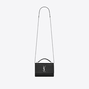 Saint Laurent Sunset Chain Wallet 533026 DND1N 1000