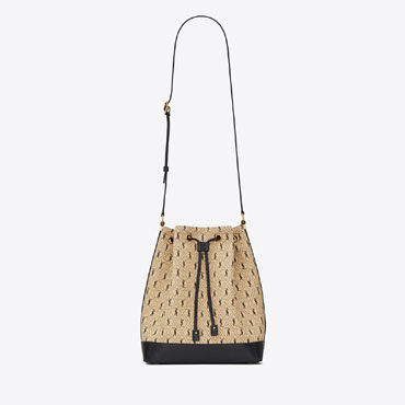 YSL Le Monogramme Bucket Bag In Canvas 568606 HP41J 9760