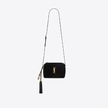 YSL LOU Camera Bag In Quilted Velvet 574494 GVOB7 1000