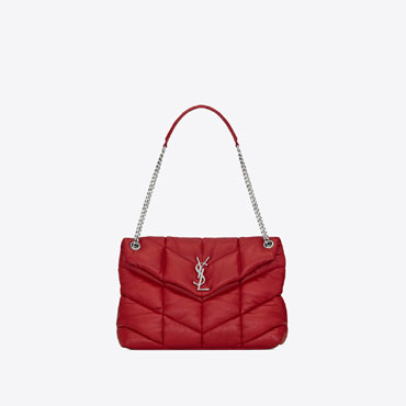 YSL LOULOU PUFFER Medium Bag In Quilted Lambskin 577475 1EL00 6805