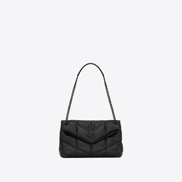 YSL LOULOU PUFFER Small Bag In Quilted Lambskin 577476 1EL08 1000