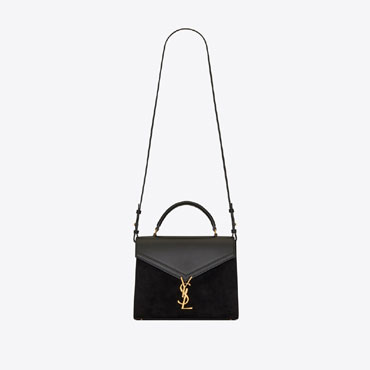 YSL CASSANDRA Medium Top Handle Bag In Smooth Suede 578000 0SXOW 1048