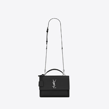 YSL Medium Sunset Satchel In Smooth Leather 634723 D420N 1000