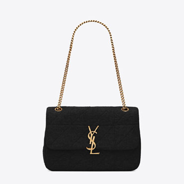 YSL Jamie Medium Quot Carre Rive Gauche Quot In Jersey 634820 2F927 1000