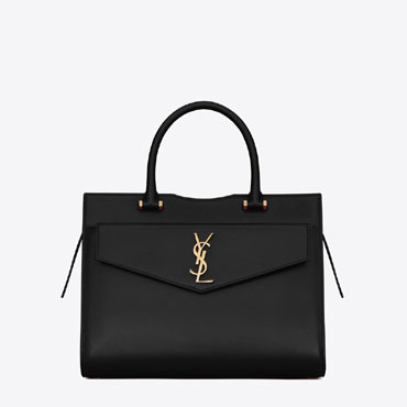 YSL Uptown Medium Tote In Box Saint Laurent Leather 636543 0SX0J 1000