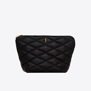 YSL Sade Pouch In Quilted Lambskin 696779 1EL07 1000