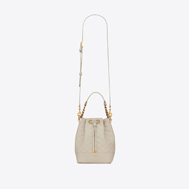 YSL Emmanuelle Small Bucket Bag In Quilted Lambskin 697640 1EL07 9207