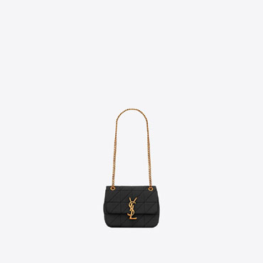 YSL Jamie Mini Chain Bag Carre Rive Gauche In Jersey 698162 2F927 1000