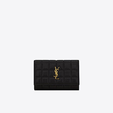 YSL Cassandre Matelasse Carre Small Envelope Wallet Quilted 742430 AABVP 1000