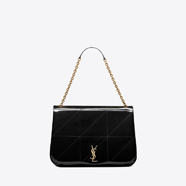 YSL Jamie 4.3 In Patent Effect Fabric 742431 2IU67 1000