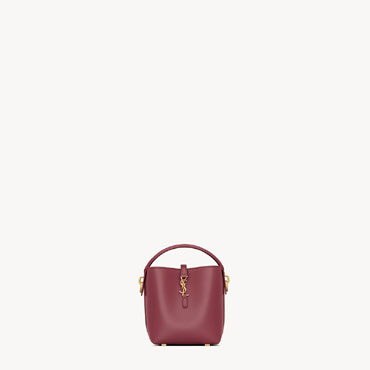 YSL Le 37 Mini In Shiny Leather in Rouge Merlot 765870 2R20W 6592