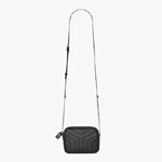 Saint Laurent Classic Toy Bowling Bag In Black Y Matelasse Leather 45324825BA