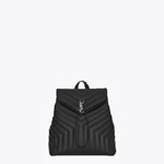 Saint Laurent Medium Loulou Backpack In Black 45336028KF