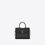 YSL UPTOWN Medium Tote In Grain De Poudre Embossed 557653 1KA0J 1000