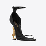 YSL Opyum Sandals In Patent Leather 557662 0NPKK 1000