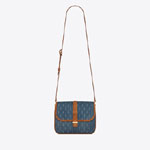 YSL Le Monogram Camera Bag In Denim And Suede 568604 2NF1W 4285