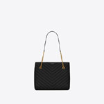 YSL TRIBECA Medium Shopping Bag In Grain De Poudre 568864 1CU07 1000