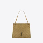 YSL Niki Medium Shopping In Suede 577999 1U827 2326