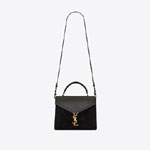 YSL CASSANDRA Medium Top Handle Bag In Smooth Suede 578000 0SXOW 1048