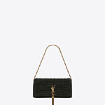 YSL Kate 99 Chain Bag With Tassel In Raffia 604276 GG66W 1000