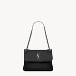 YSL Niki Medium In Grained Lambskin in Black 633178 AACIA 1000