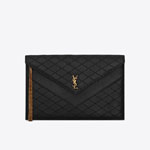 YSL Gaby Double-Flap Chain Pouch In Lambskin 685596 1EL07 1000