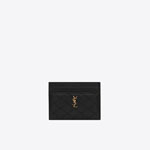 YSL Gaby Card Case In Quilted Lambskin 703219 1EL07 1000