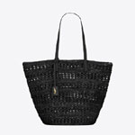 YSL Panier Medium Bag In Raffia 761457 GAAAC 1062