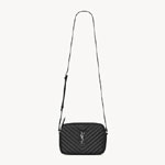 YSL Lou Camera Bag In Quilted Leather in Noir 761554 DV704 1000