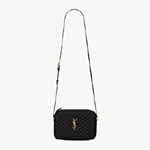 YSL Lou Camera Bag In Quilted Leather in Black 761554 DV707 1000