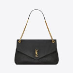 YSL Calypso Large In Grained Lambskin 777399 AACYT 1000