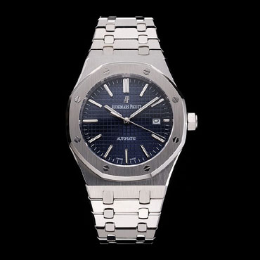 Swiss Audemars Piguet Royal Oak Blue Dial Stainless Steel Bracelet AP5526