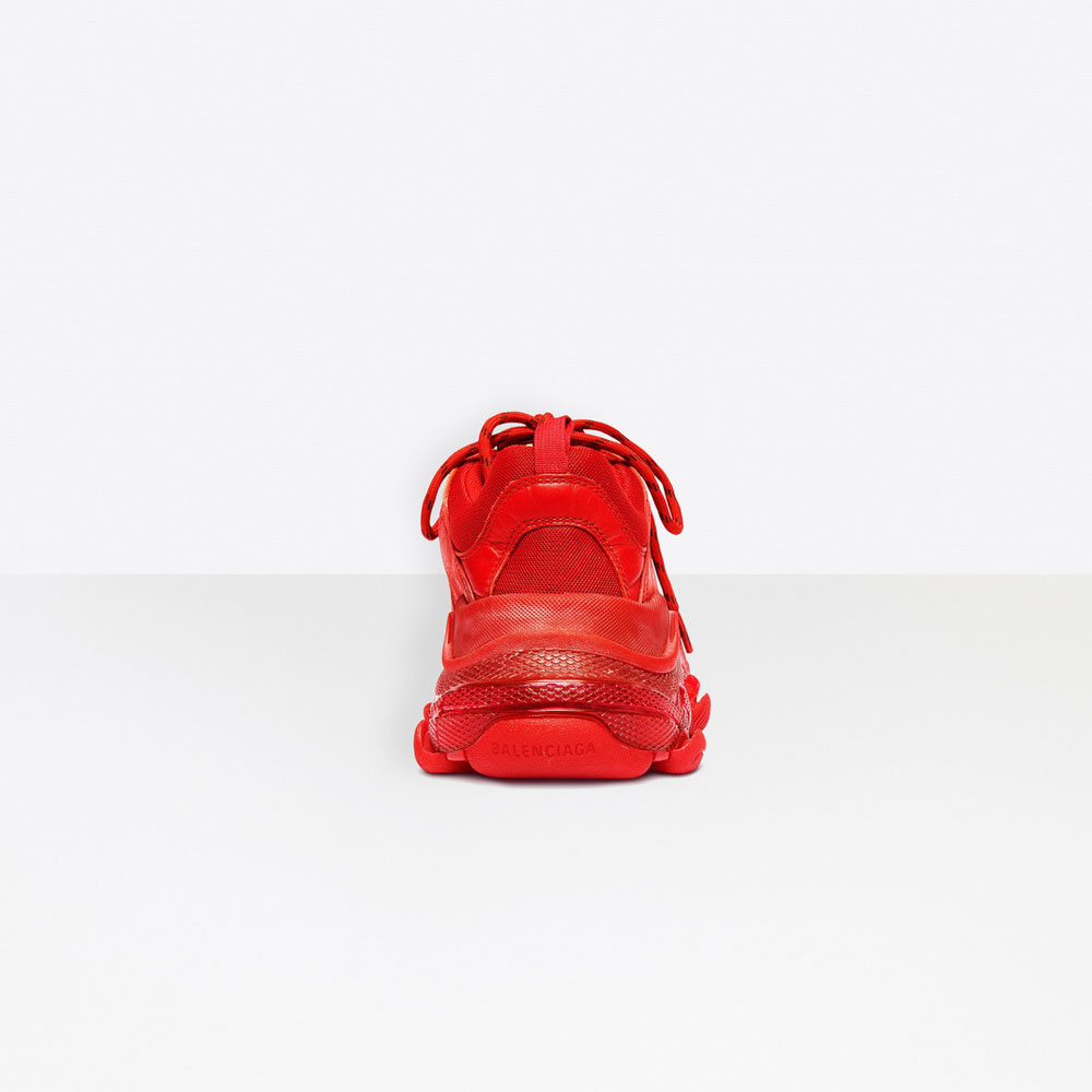 Balenciaga Triple S Clear Sole Red 541624 W09O1 6500: Image 2