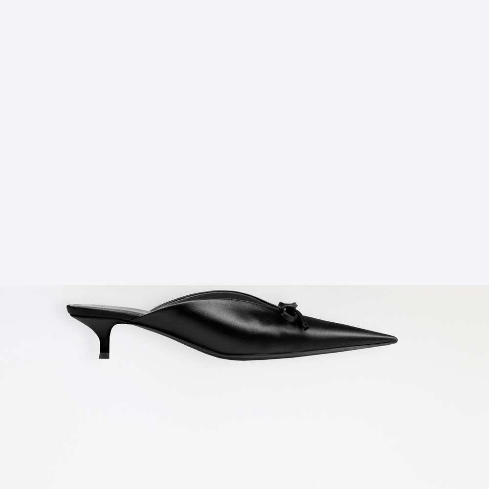 Balenciaga Black Knife Mules 524714 W0WM0 1000: Image 1