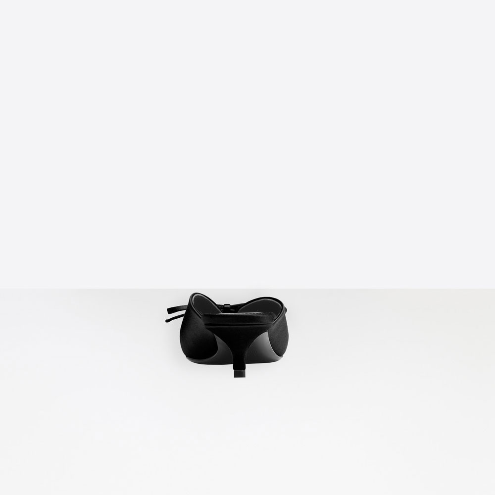 Balenciaga Black Knife Mules 524714 W0WM0 1000: Image 2