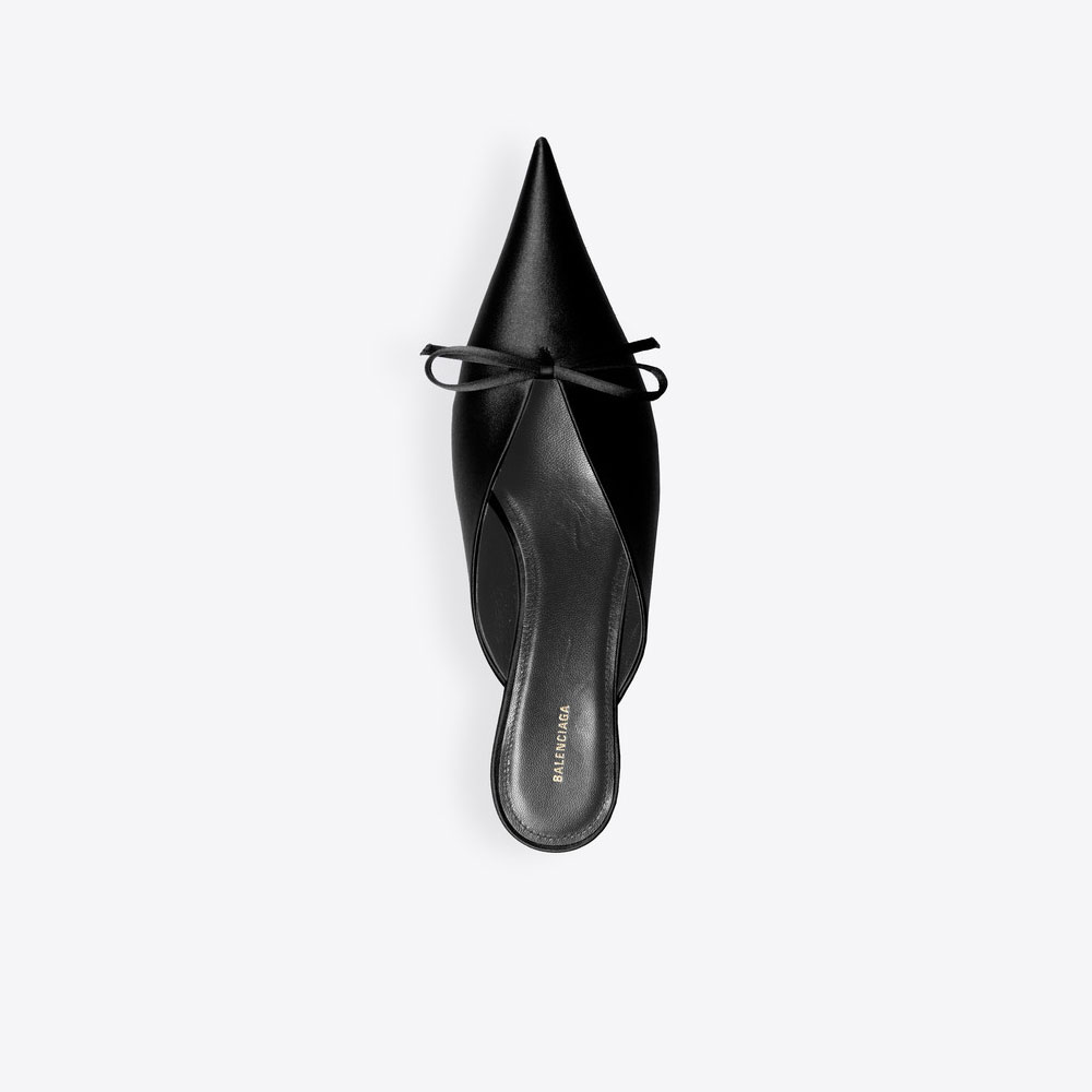 Balenciaga Black Knife Mules 524714 W0WM0 1000: Image 4