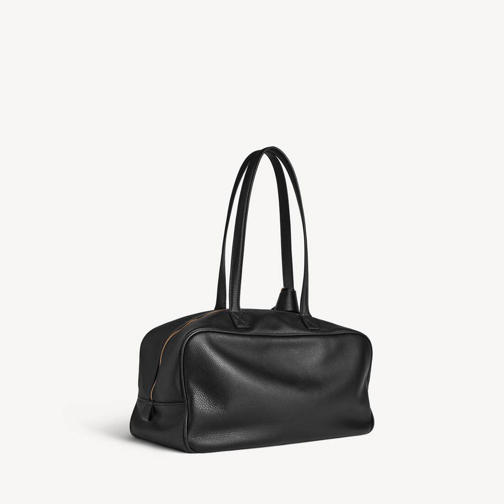 Balenciaga Carrie Bowling Bag Medium in Black 826425 2ABNQ 1000: Image 3