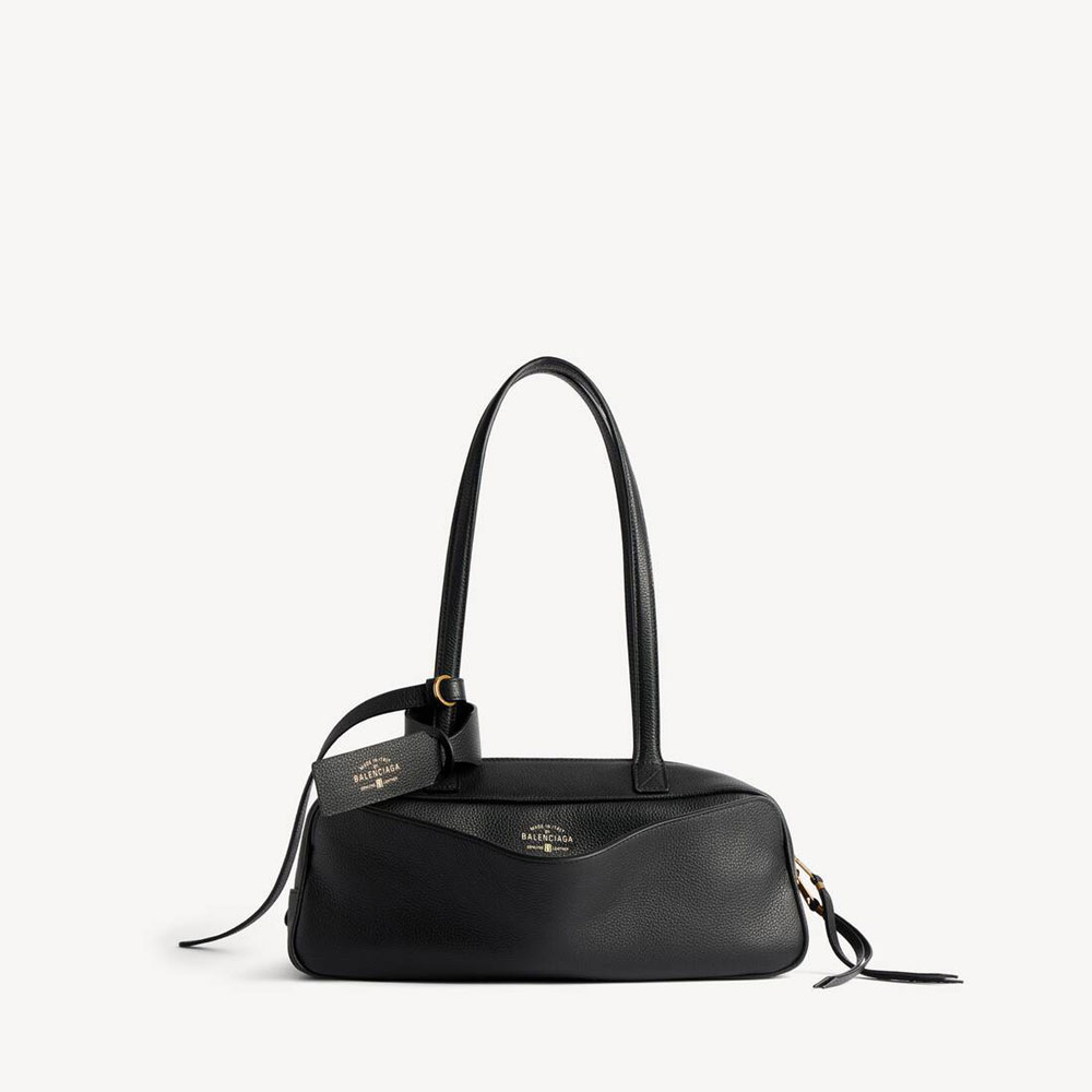 Balenciaga Carrie Bowling Bag Small in Black 832920 2ABNQ 1000: Image 1