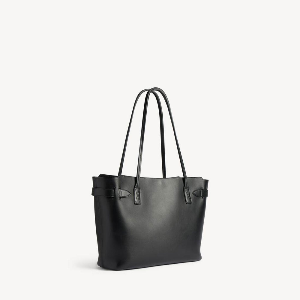 Balenciaga Bel Air Tote Bag Medium in Black 845612 2AB9D 1000: Image 3