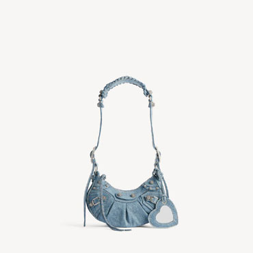 Balenciaga Le Cagole Shoulder Bag Xs in Blue 671309 2109U 4715