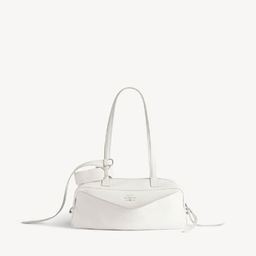 Balenciaga Carrie Bowling Bag Small in White 832920 2ABNP 9016