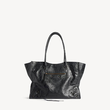 Balenciaga Le City Tote Bag Medium in Black 851818 2ABEK 1000