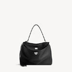 Balenciaga Rodeo bag Medium Grained Calfskin in Black 789772 2ABV6 1000