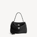 Balenciaga Rodeo Handbag Small Grained Calfskin in Black 789779 2ABV6 1000