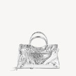 Balenciaga Le City Bag Medium in Silver 797786 2AA9R 8122