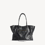 Balenciaga Le City Tote Bag Medium in Black 851818 2ABEK 1000