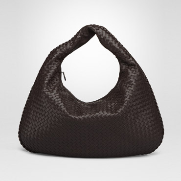 Bottega Veneta maxi veneta bag in espresso intrecciato nappa 45309840EU